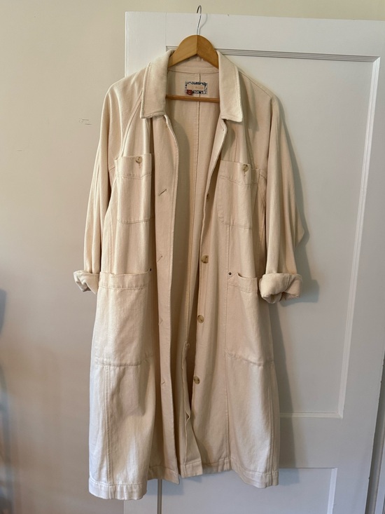 Pilcro Jackets & Blazers - Anthropologie 100% cotton Pilcro Longline Women's Duster Coat